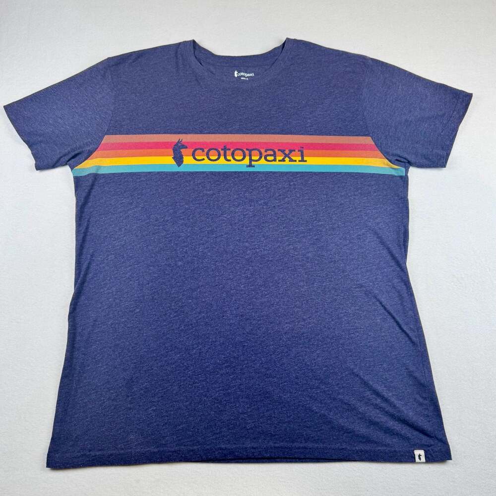 Cotopaxi Men's XL On The Horizon T-Shirt in Maritime Blue
